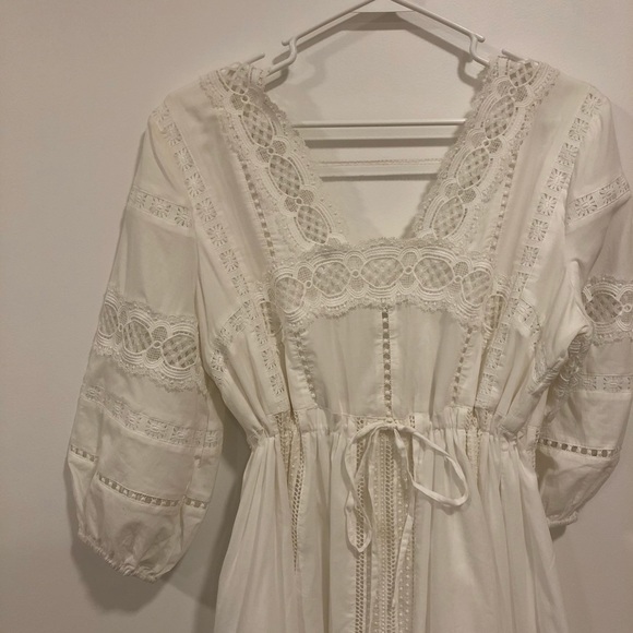 Dresses & Skirts - Anthropologie Lace A-line Tea Dress